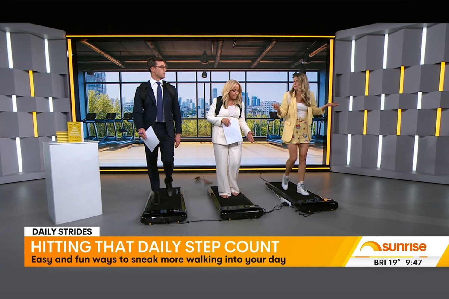 Lifespan Fitness WalkingPad M2 Featured on Sunrise