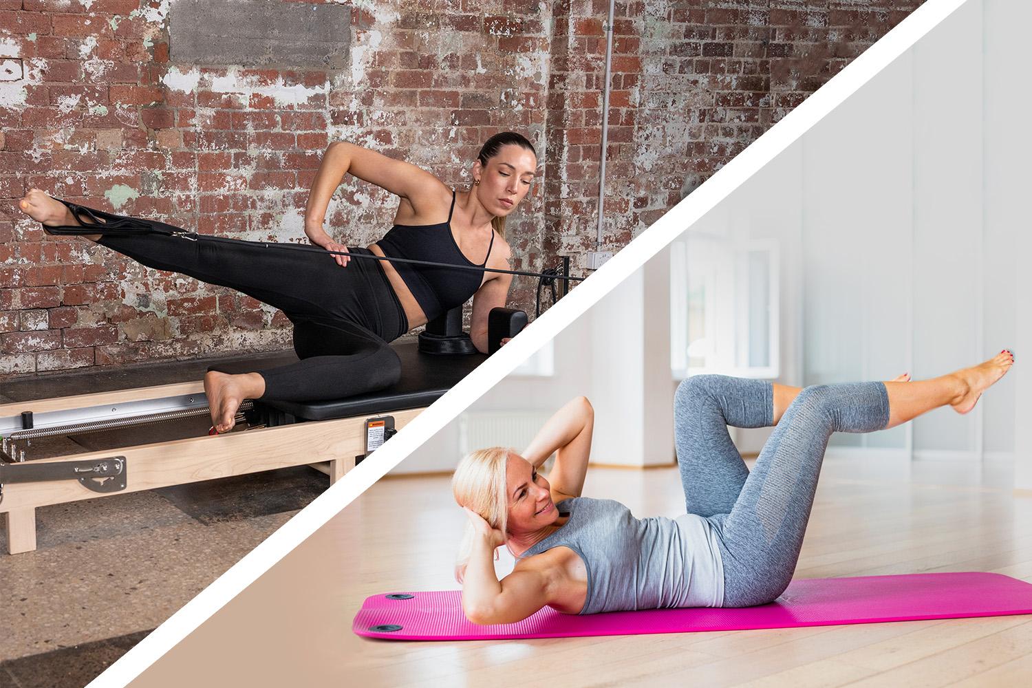What is the difference between Reformer Pilates and Mat Pilates?