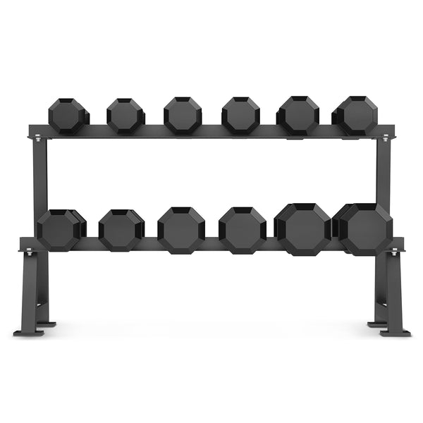 Cortex 270kg Hex Dumbbells Set with Stand 10kg-35kg (6 pairs)