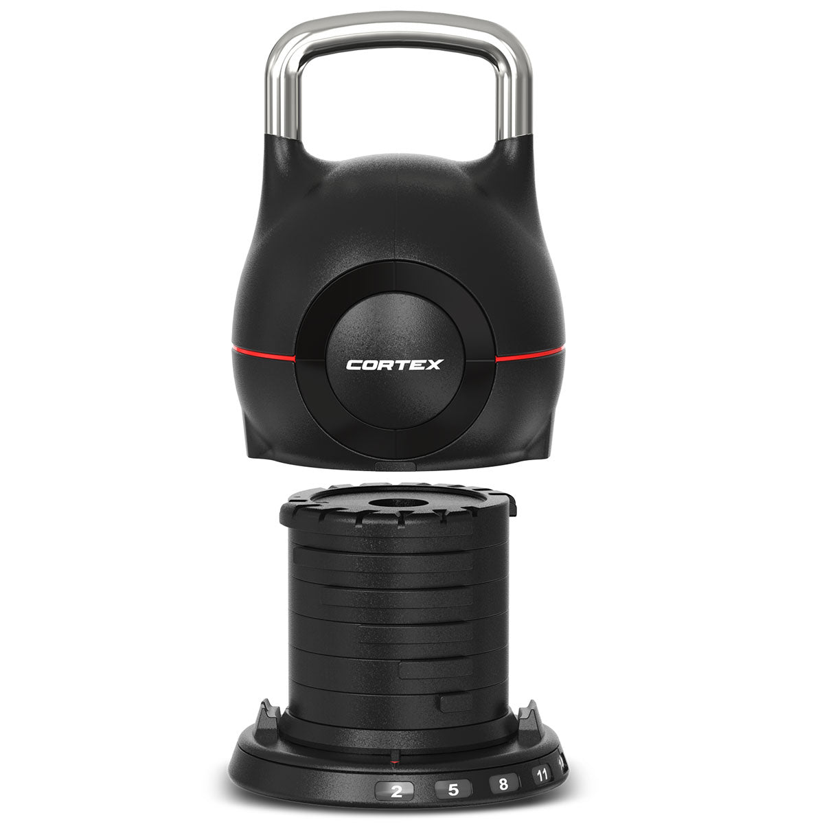 CORTEX 7-in-1 RevoLock Quick Adjust 20kg Kettlebell