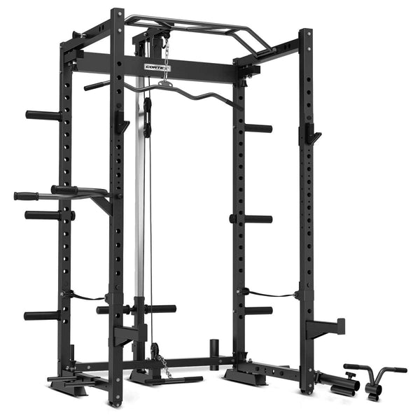 Cortex PR-4 Folding Power Rack 90kg Endurashell Weight Bars and Bench