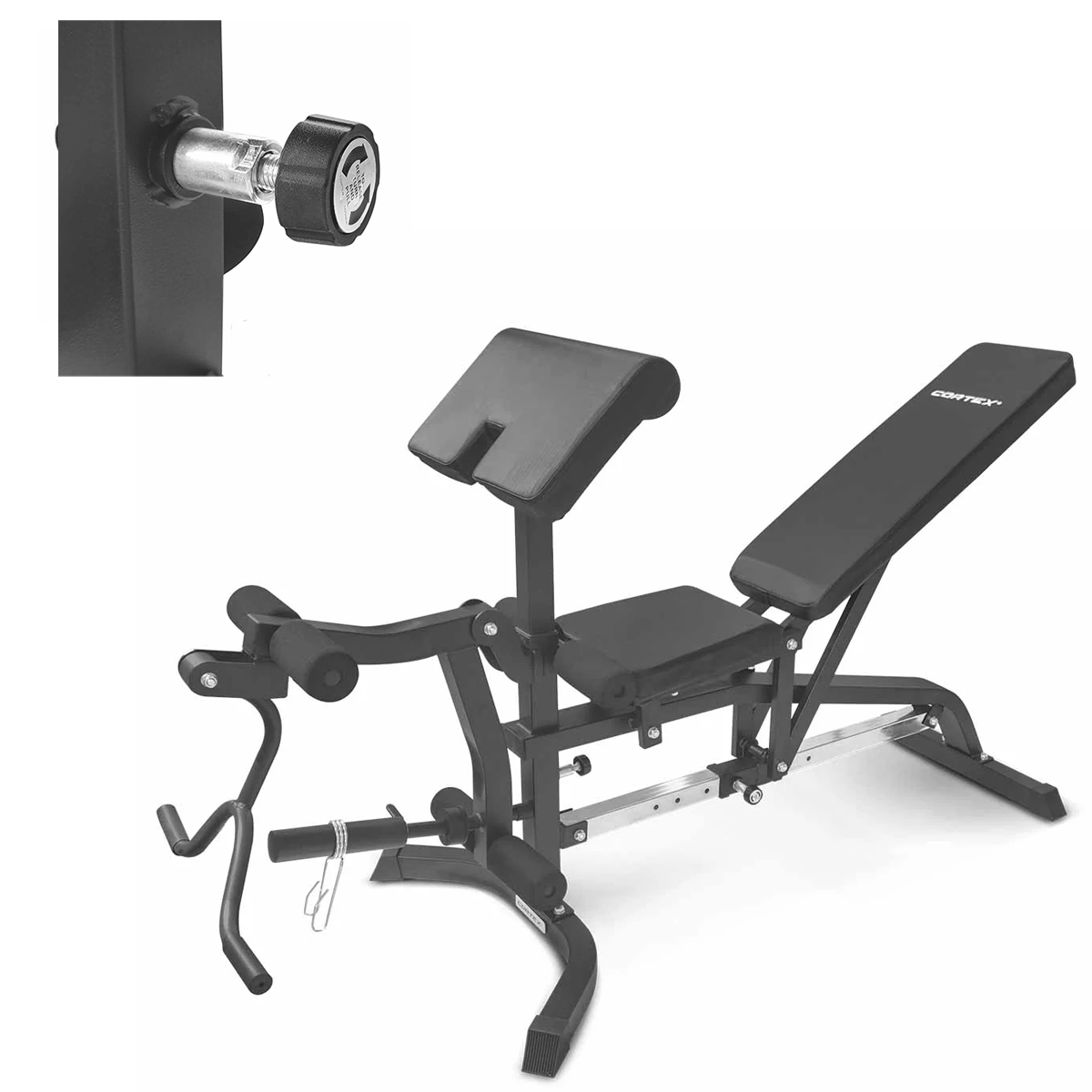 CORTEX BN-11 Exercise FID Bench with Preacher Pad & Leg Extension