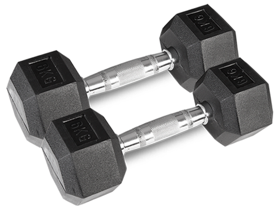Cortex Hex Dumbbell 4kg - 10kg Set (4 Pairs) & Stand