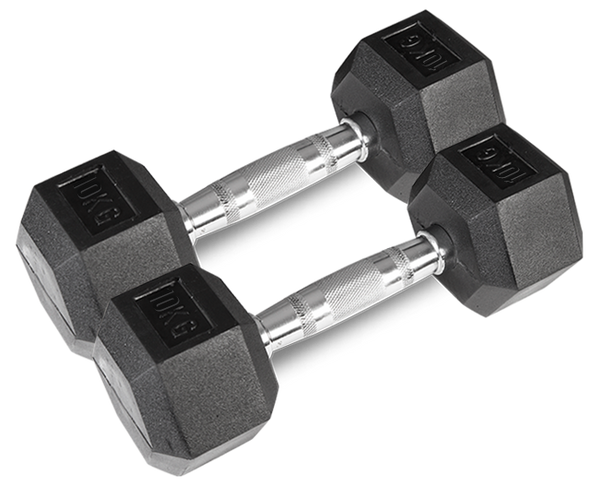 Cortex Hex Dumbbell 4kg - 10kg Set (4 Pairs) & Stand