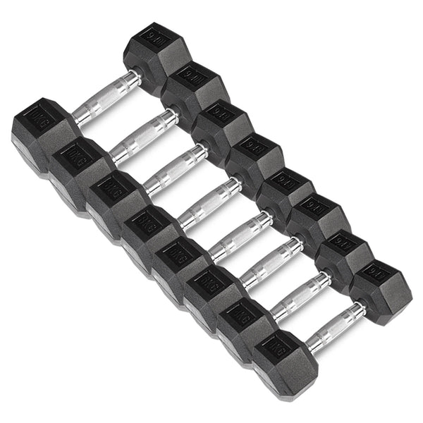 Cortex Hex Dumbbell 4kg - 10kg Set (4 Pairs) & Stand