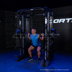 CORTEX SM-25 6-in-1 Power Rack with Smith & Cable Machine
