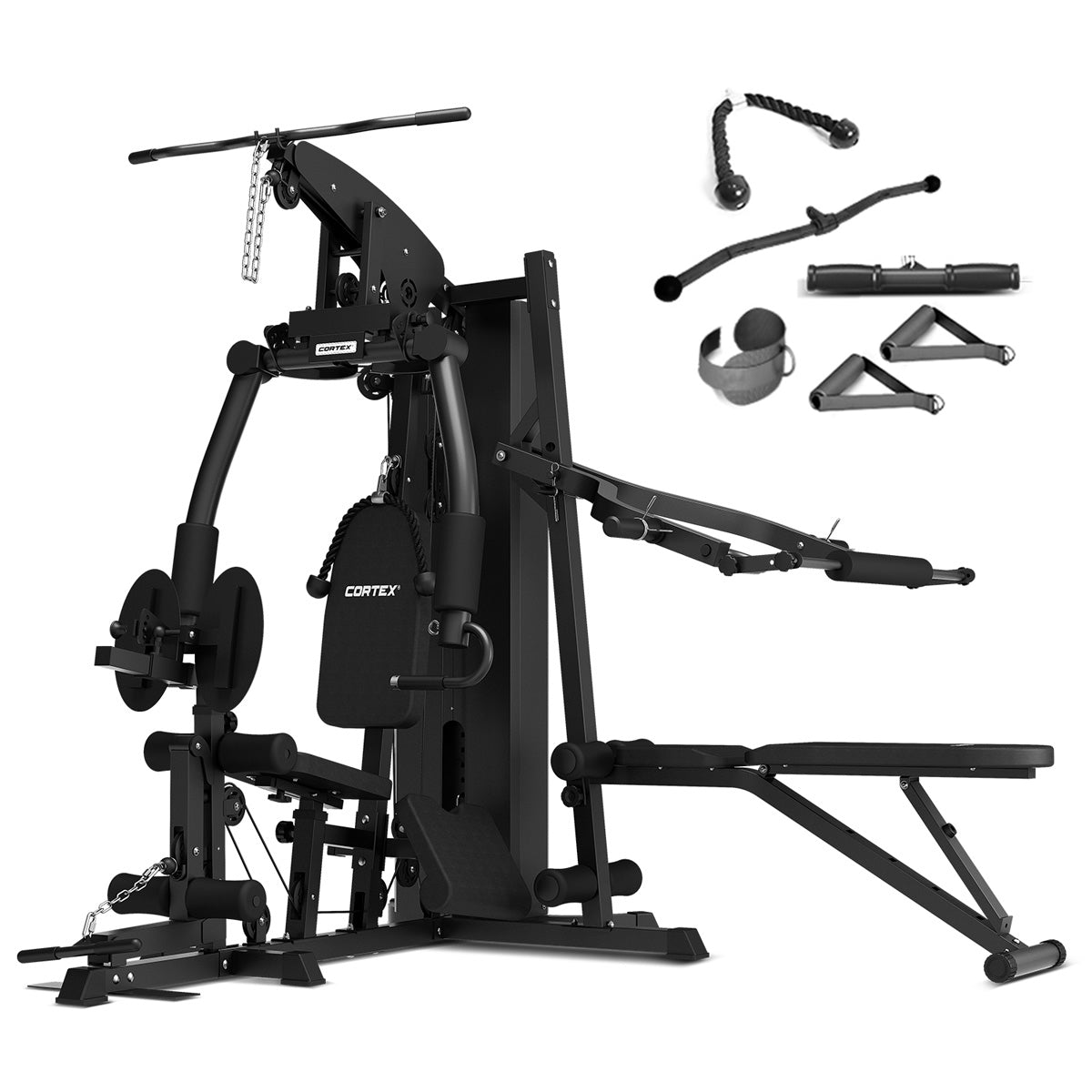 Cortex SS4 Functional Home Gym + Chest & Squat Station