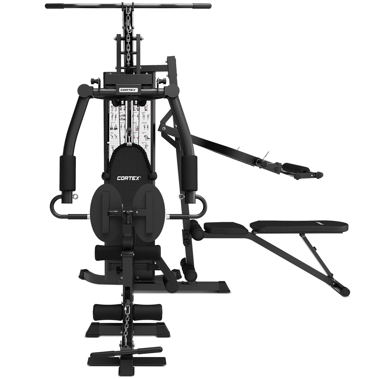 Cortex SS4 Single Station Functional Home Gym (with Chest and Squat Station)