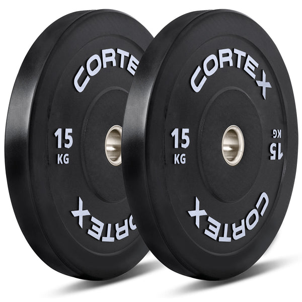 CORTEX 15kg Black Series V3 Bumper Plate (Pair)