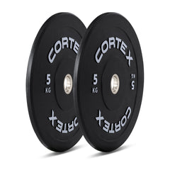 CORTEX 70kg Black Series V3 Bumper Plate Set