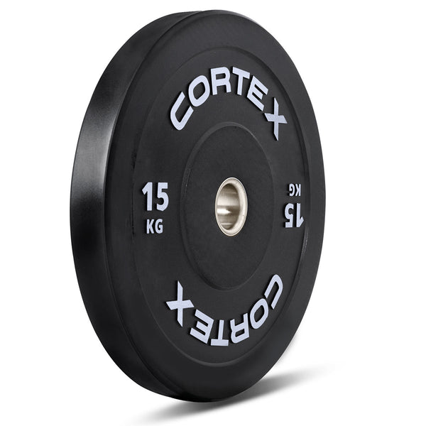 CORTEX 160kg Black Series V3 Bumper Plate Set with SPARTAN205 Barbell
