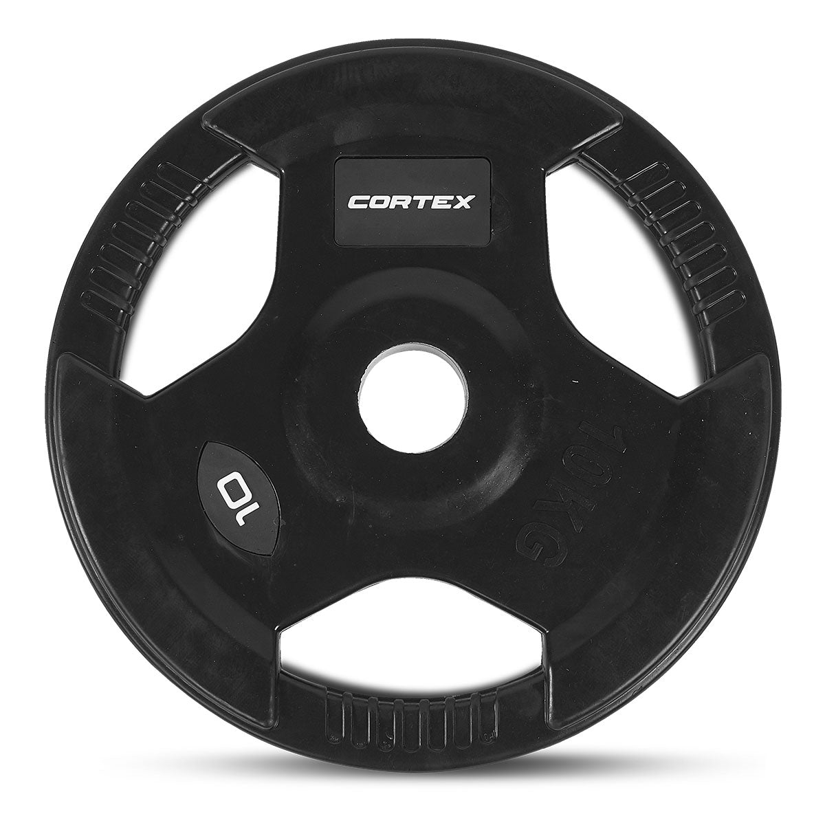 CORTEX 10kg Tri-Grip V2 50mm Olympic Plates (Pair)