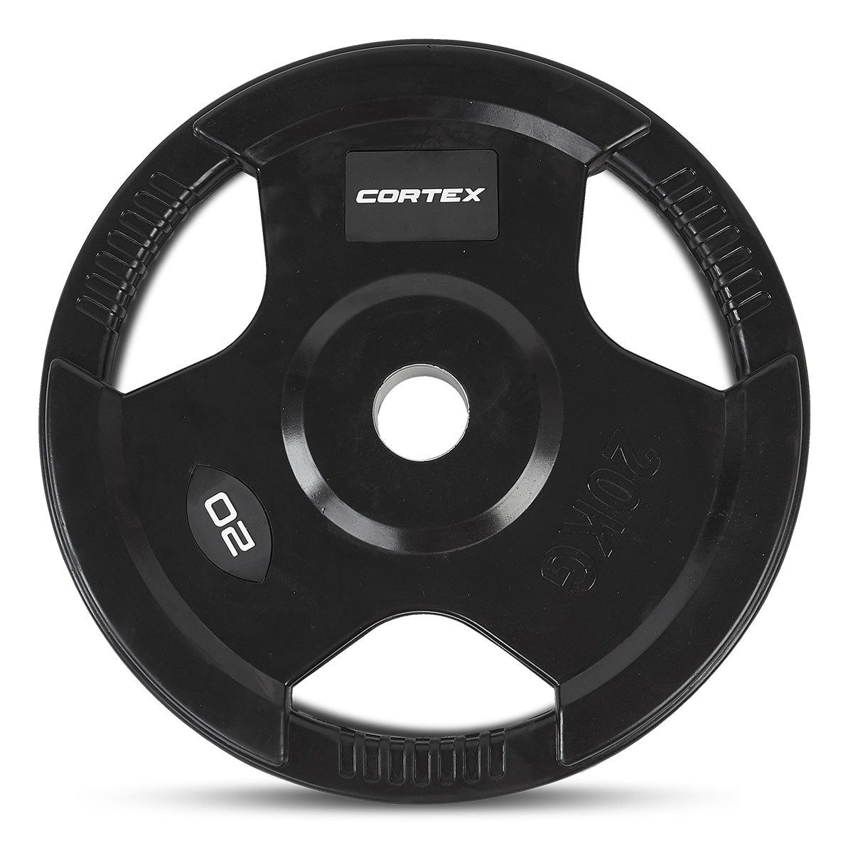 CORTEX 20kg Tri-Grip V2 50mm Olympic Plates (Pairs)