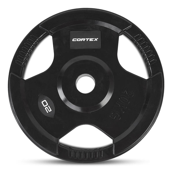 CORTEX 20kg Tri-Grip V2 50mm Olympic Plates (Pairs)