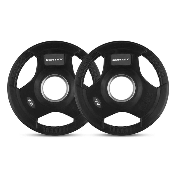 CORTEX 45kg Tri-Grip V2 50mm Olympic Dumbbell Set