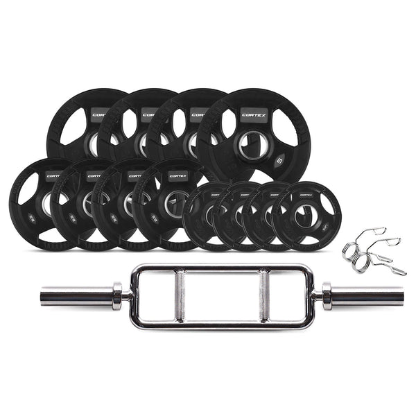 CORTEX 45kg Tri Bar V2 50mm Olympic Weight Set
