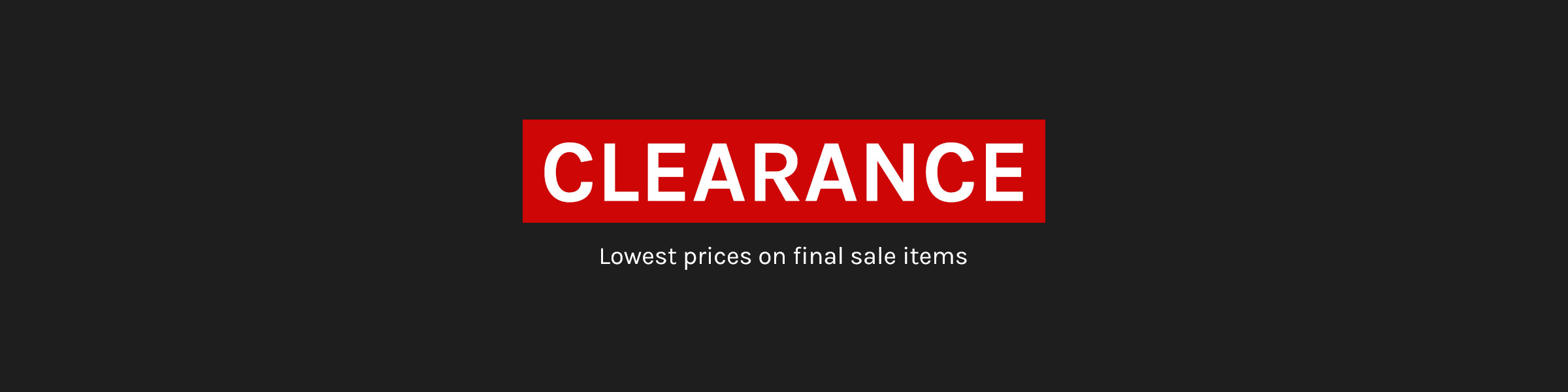 Clearance