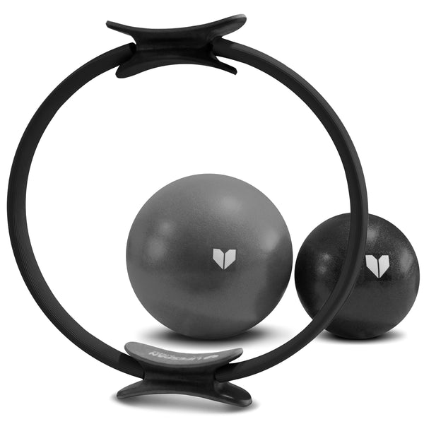 38cm Pilates Ring + 15cm Small & 22cm Medium Pilates Ball