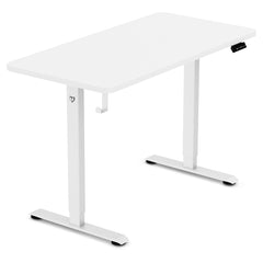 ErgoDesk Electric Standing Desk 120cm (White/White)