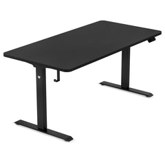 ErgoDesk Dual Motor Electric Standing Desk 160cm (Black/Black)
