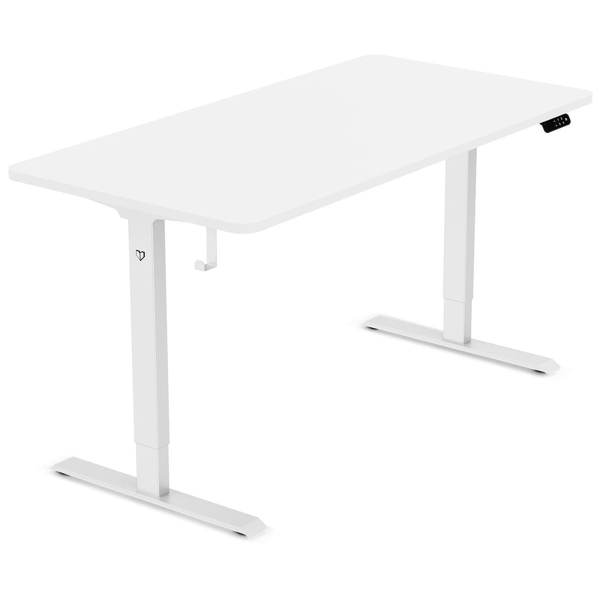 ErgoDesk Dual Motor Electric Standing Desk 160cm (White/White)