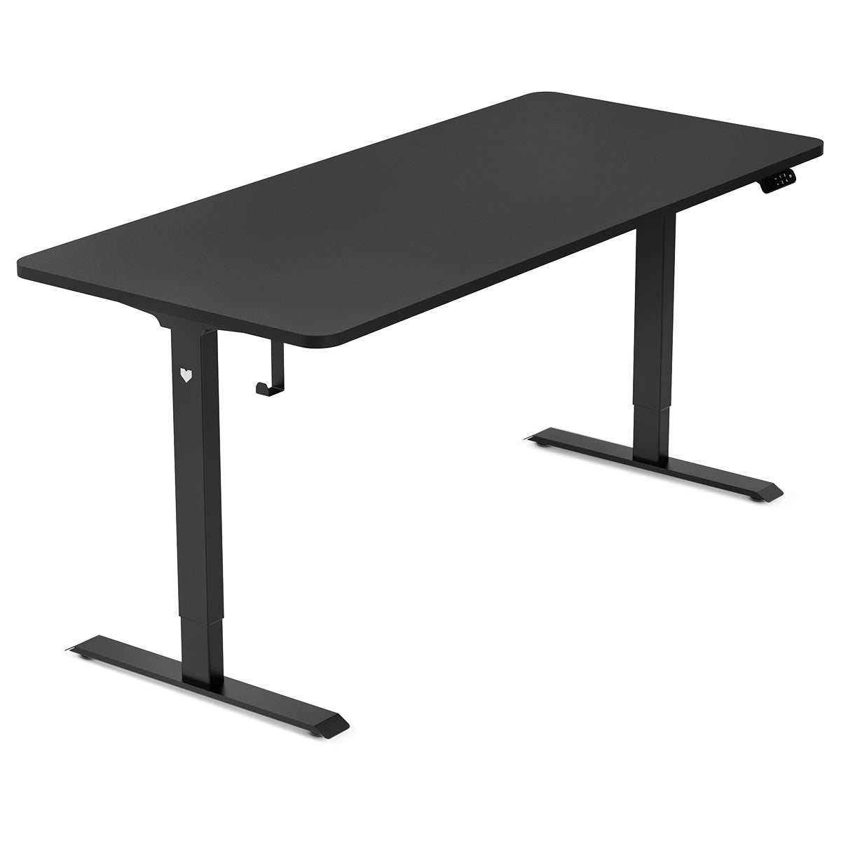 ErgoDesk Dual Motor Electric Standing Desk 180cm (Black/Black)