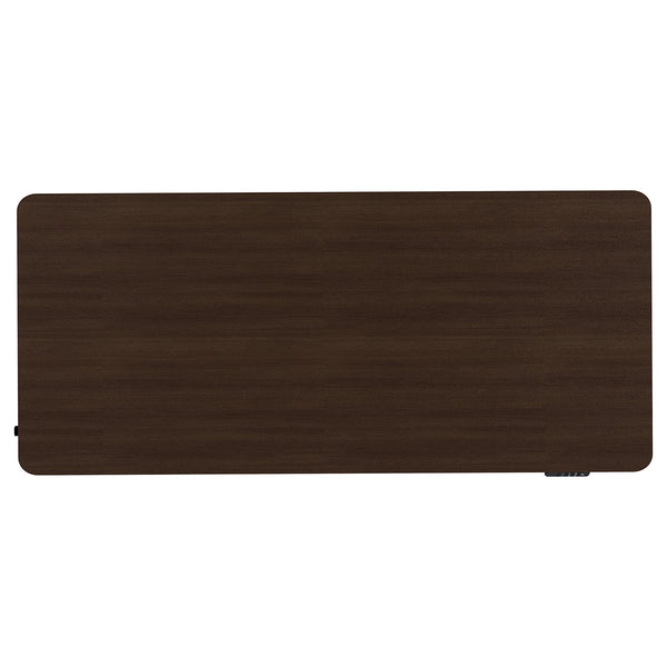 ErgoDesk Dual Motor Electric Standing Desk 180cm (Walnut/Black)