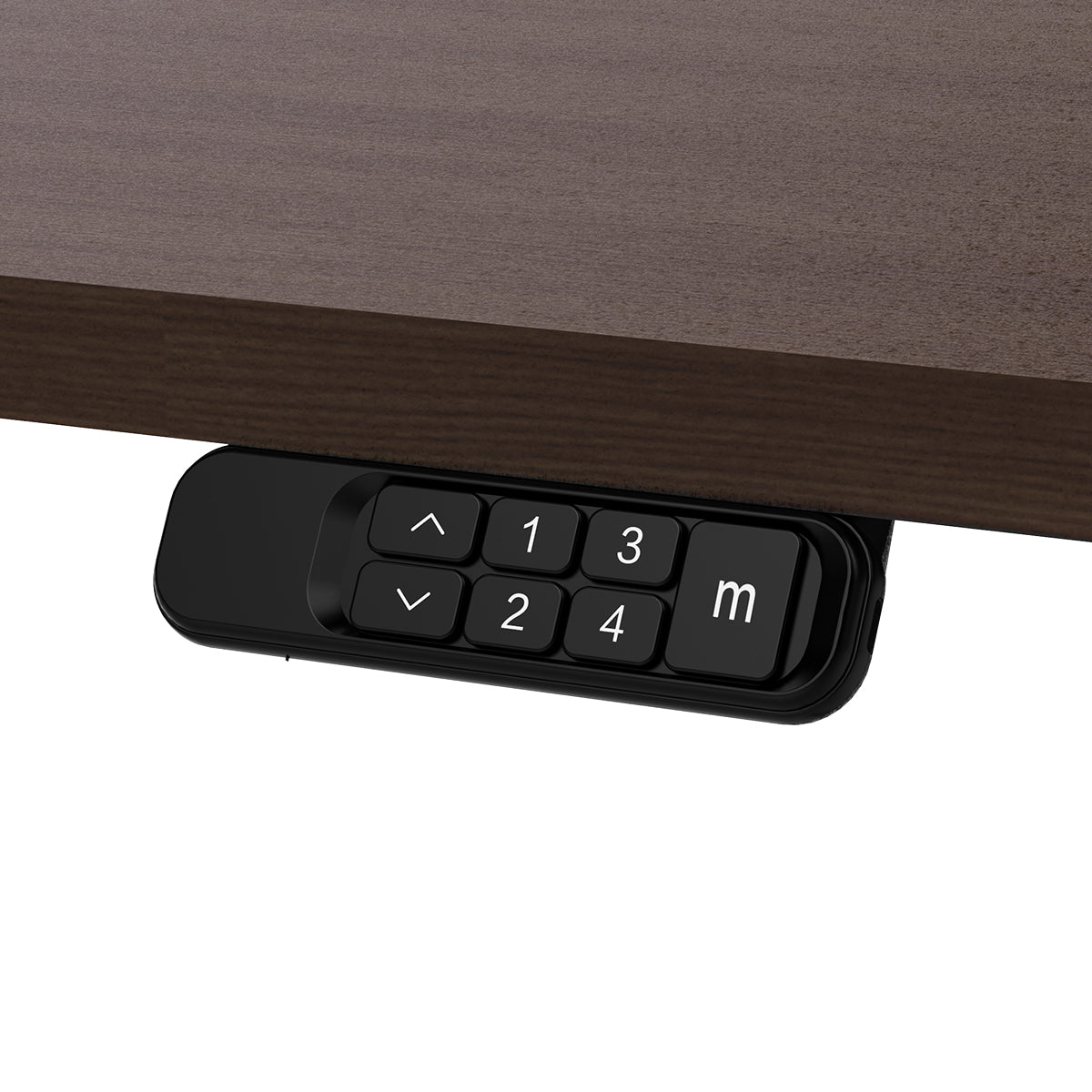 ErgoDesk Dual Motor Electric Standing Desk 180cm (Walnut/Black)