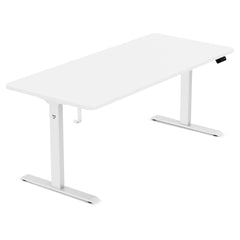 ErgoDesk Dual Motor Electric Standing Desk 180cm (White/White)