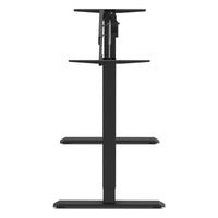 ErgoDesk Electric Standing Desk Frame Only (Suits 120cm to 150cm, Black)