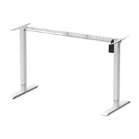 ErgoDesk Electric Standing Desk Frame Only (Suits 120cm to 150cm, White)