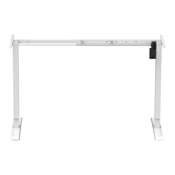 ErgoDesk Electric Standing Desk Frame Only (Suits 120cm to 150cm, White)