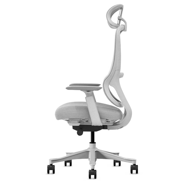 DM8 Ergonomic Office Desk Chair (White/Grey)