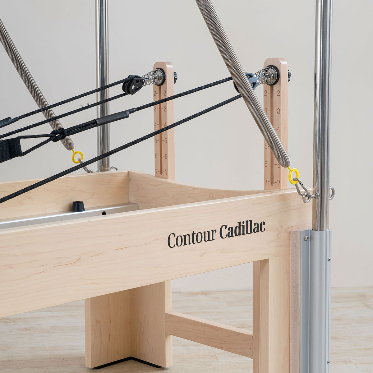 Contour Cadillac Pilates Reformer with Full Trapeze Table (Beige)
