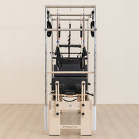 Contour Cadillac Pilates Reformer with Full Trapeze Table (Black)