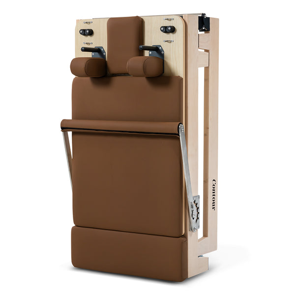 Contour Folding Wooden Pilates Reformer Machine (Espresso)