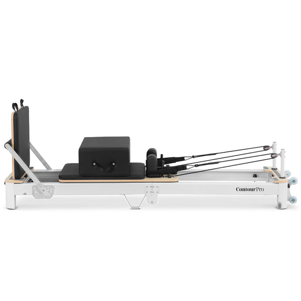 Contour Pro Folding Aluminium Pilates Reformer Machine (Black))