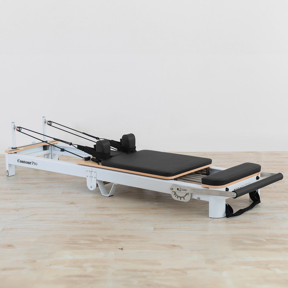 Contour Pro Folding Aluminium Pilates Reformer Machine (Black))