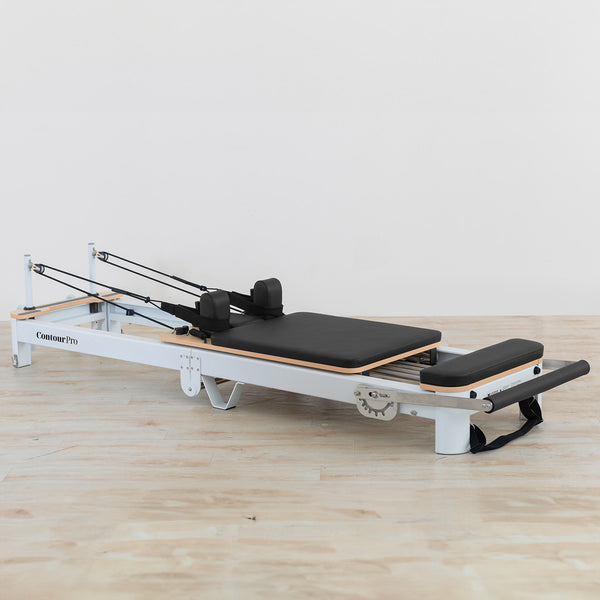 Contour Pro Folding Aluminium Pilates Reformer Machine (Black))