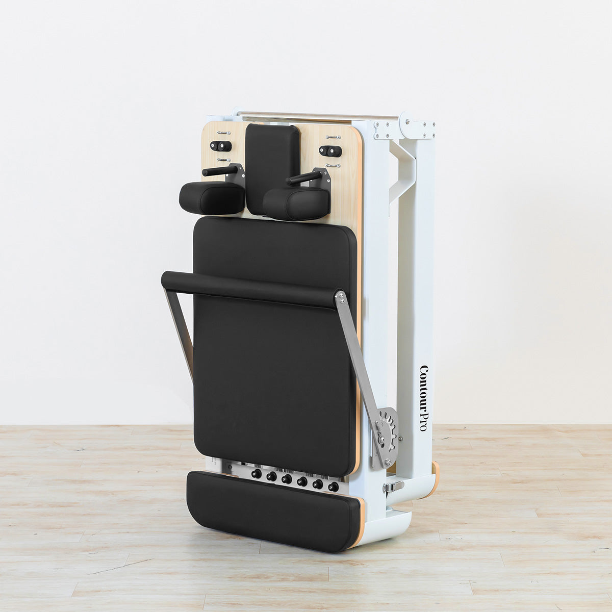 Contour Pro Folding Aluminium Pilates Reformer Machine (Black))