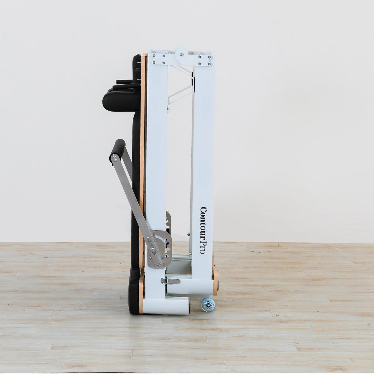 Contour Pro Folding Aluminium Pilates Reformer Machine (Black))