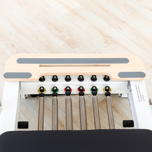 Contour Pro Folding Aluminium Pilates Reformer Machine (Black))