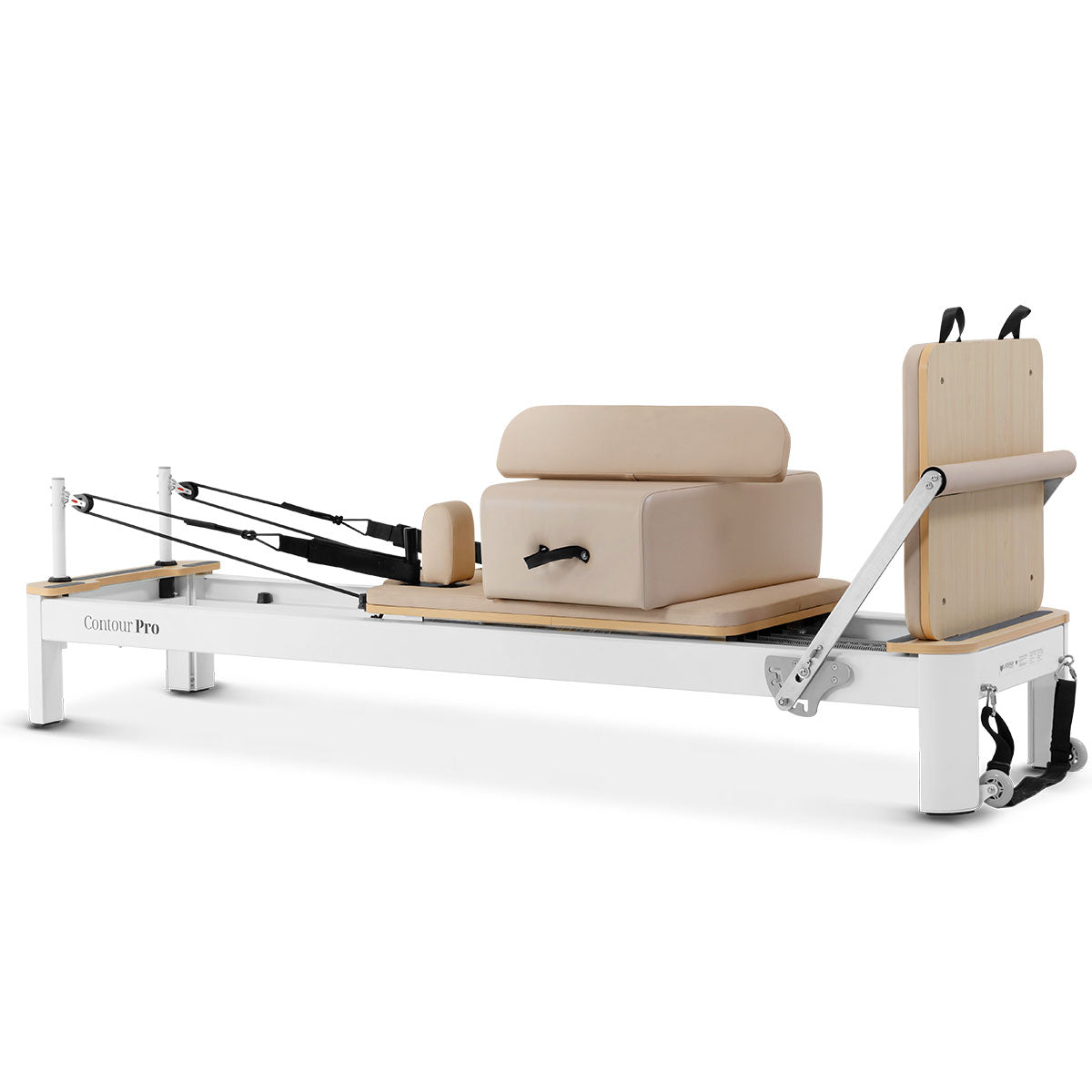 Contour Pro Aluminium Pilates Reformer Machine (Beige)