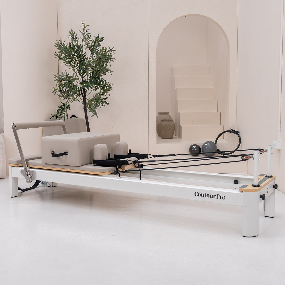 Contour Pro Aluminum Pilates Reformer Machine Set (Hepburn)