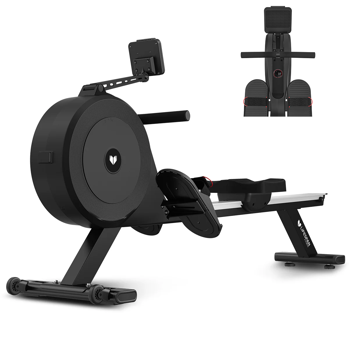 ROWER-500D Dual Air/Magnetic Rowing Machine