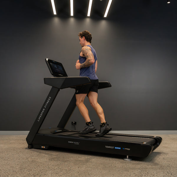 Tempest CRX Commercial Smart Treadmill with 15.6