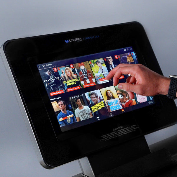 Tempest CRX Commercial Smart Treadmill with 15.6