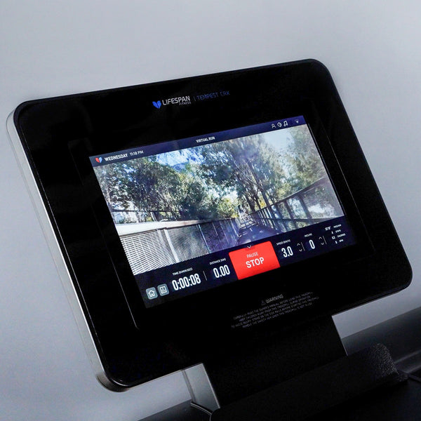 Tempest CRX Commercial Smart Treadmill with 15.6