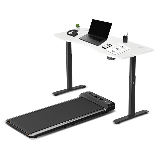 WalkingPad™ M2 Treadmill with ErgoDesk Automatic Standing Desk 1500mm (White)