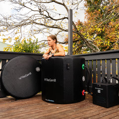 Regen8 340L Ice Bath with 510W 2°C Chiller PolarBarrel T2